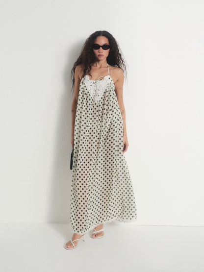 For Love & Lemons Estelle Cover Up Maxi Dress