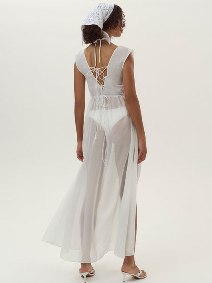 For Love & Lemons Lelani Coverup Maxi Dress