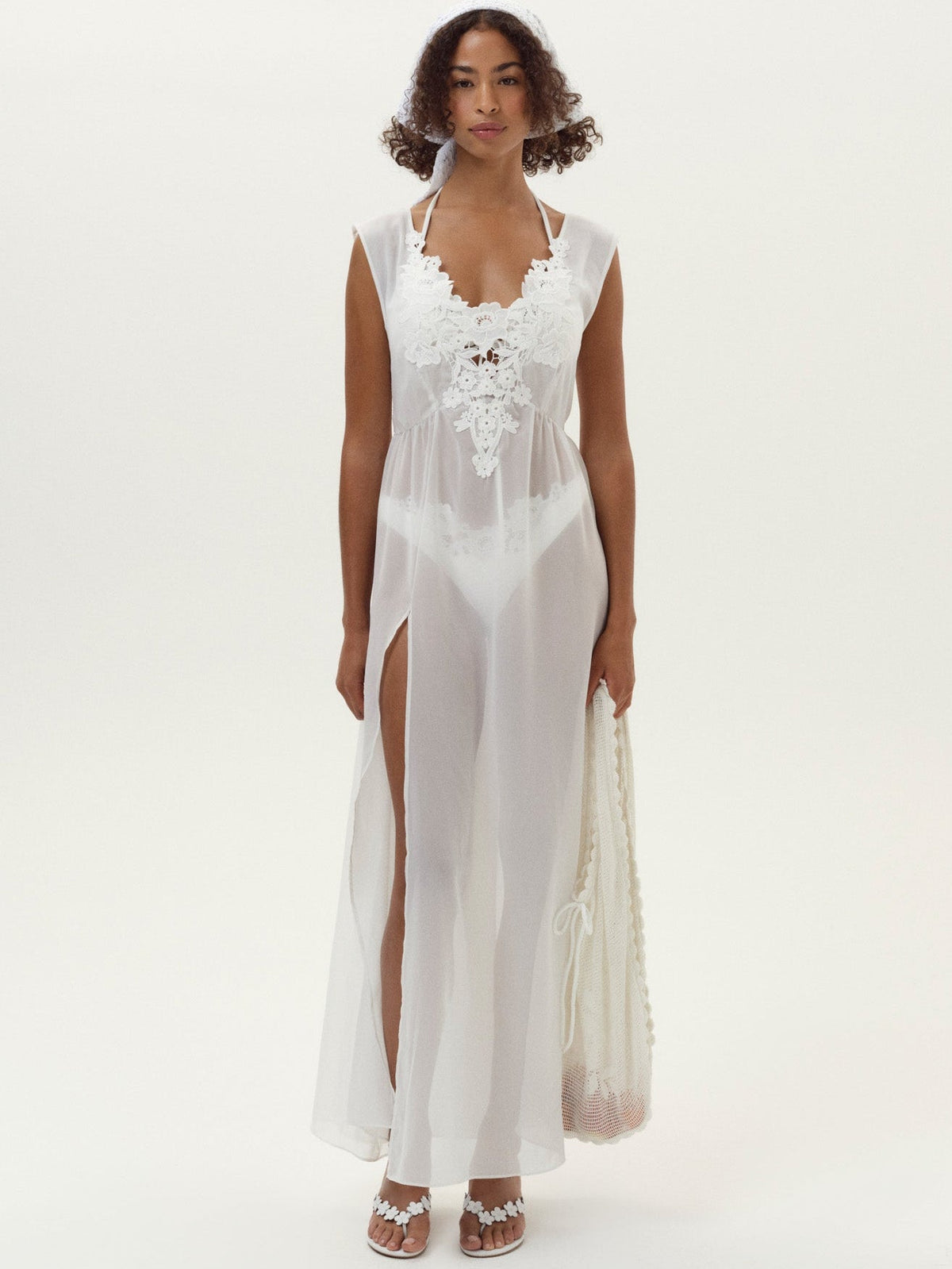 For Love & Lemons Lelani Coverup Maxi Dress