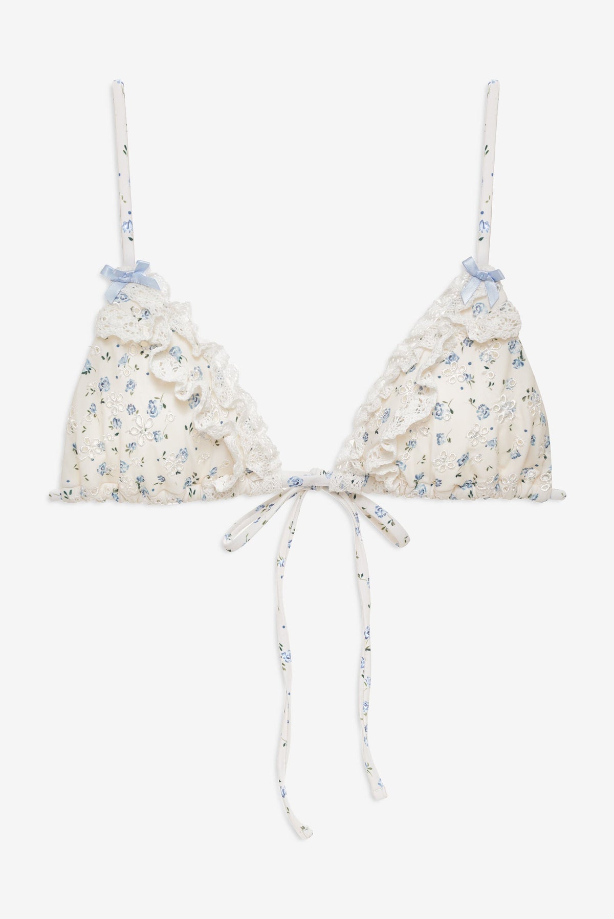 For Love & Lemons Sail Away Triangle Bikini Top