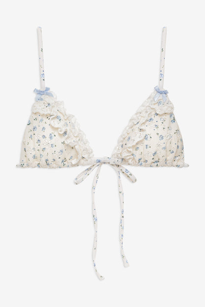 For Love & Lemons Sail Away Triangle Bikini Top