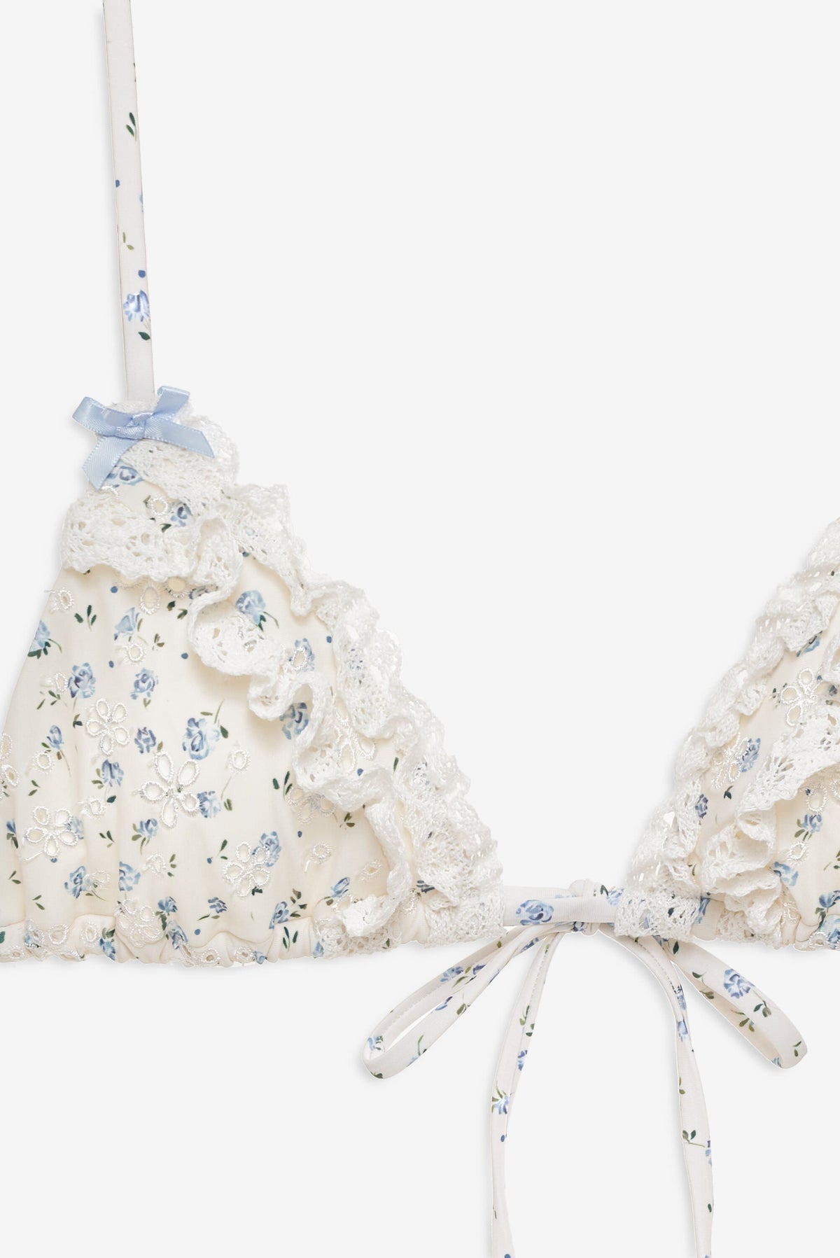 For Love & Lemons Sail Away Triangle Bikini Top