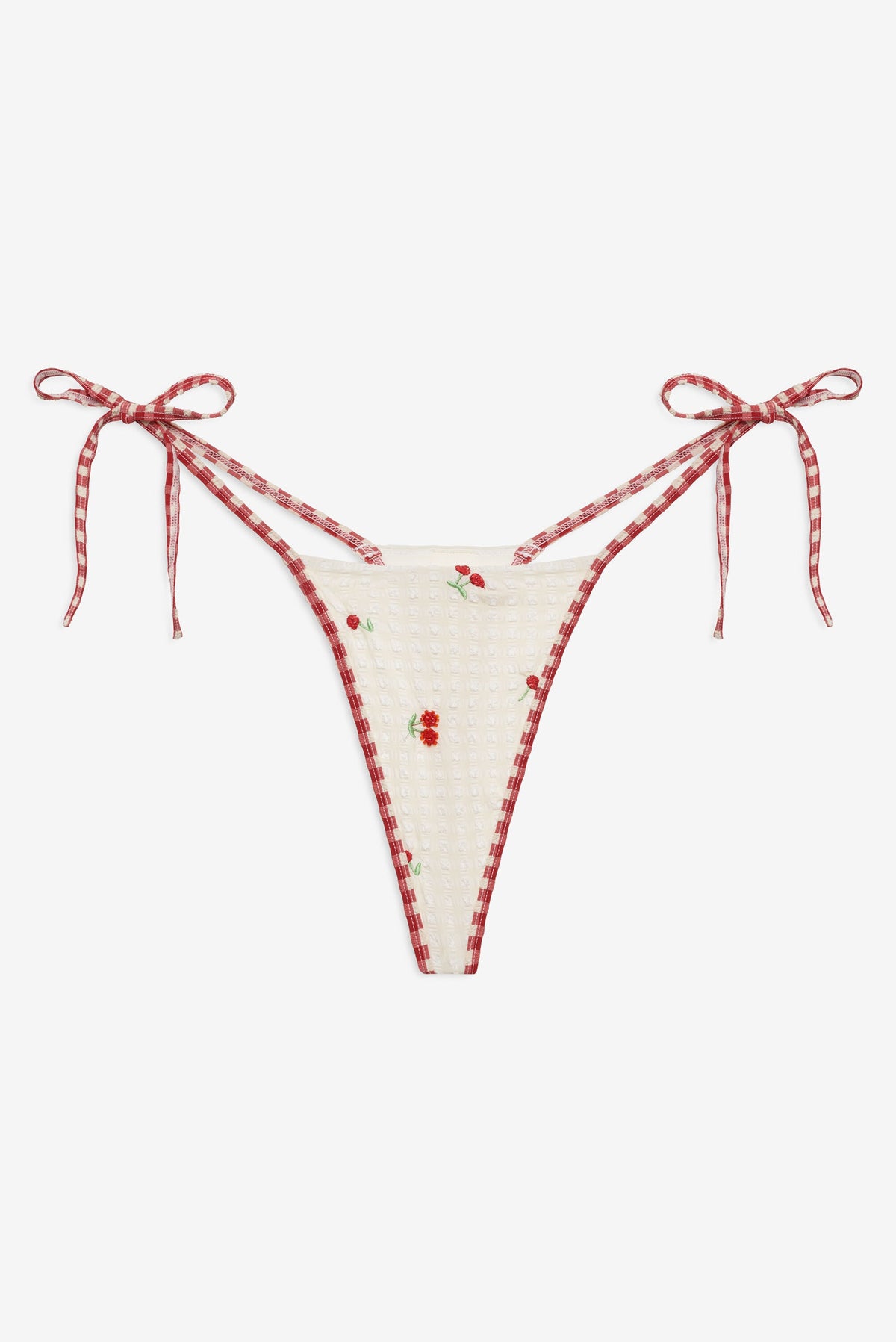 For Love & Lemons Beaded Cherries Bikini Bottom