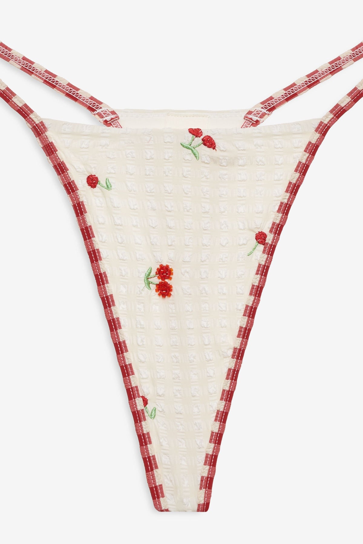 For Love & Lemons Beaded Cherries Bikini Bottom