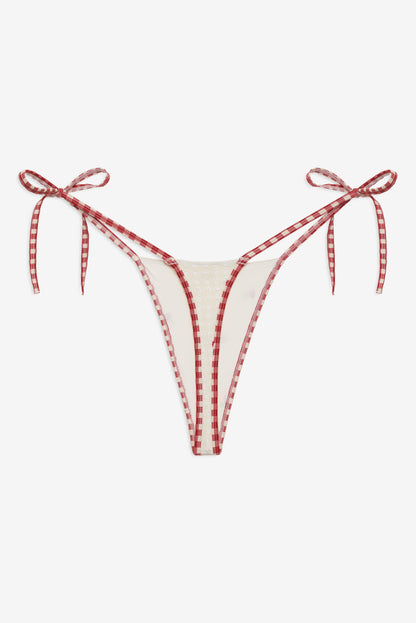 For Love & Lemons Beaded Cherries Bikini Bottom