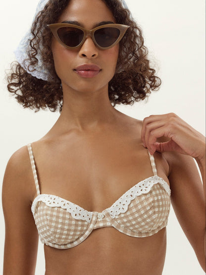 For Love & Lemons Vera Bikini Top