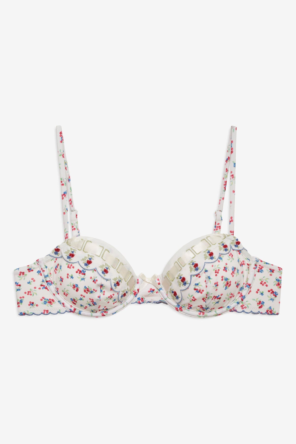 For Love & Lemons Cherry Mae Bikini Top