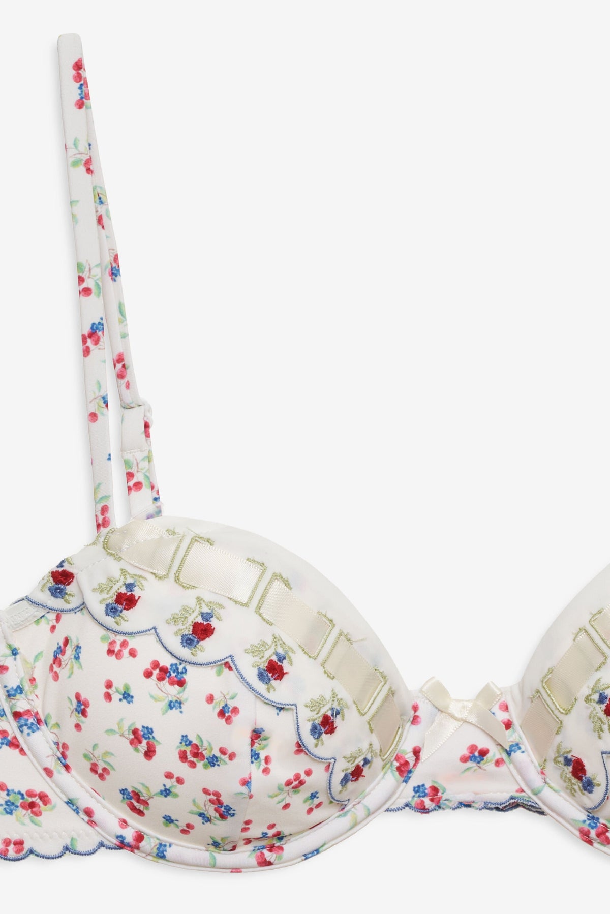 For Love & Lemons Cherry Mae Bikini Top