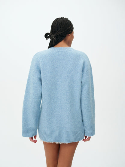 For Love & Lemons Sally Sweater & Scarf Set