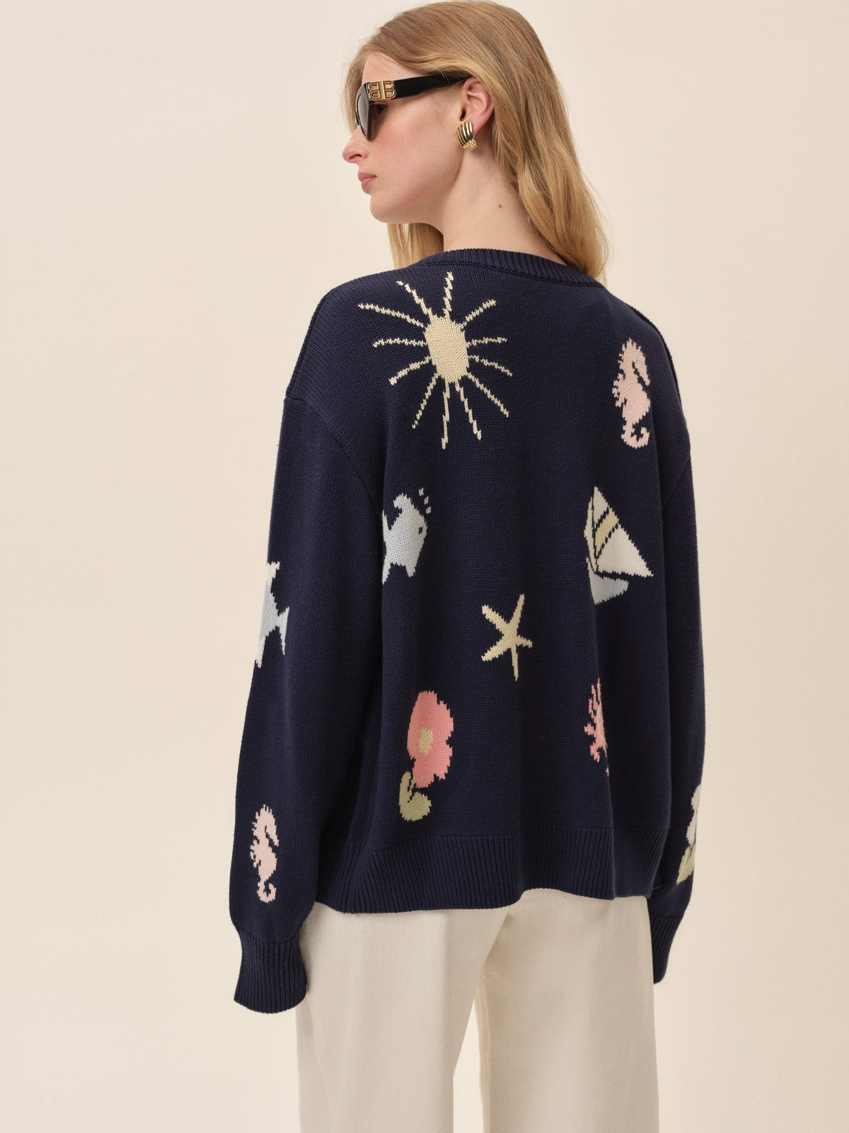 For Love & Lemons Marie Nautical Cardigan
