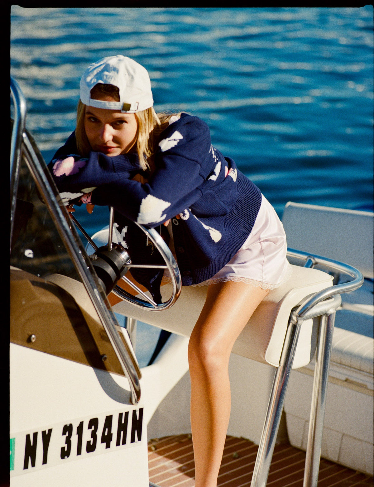 For Love & Lemons Marie Nautical Cardigan