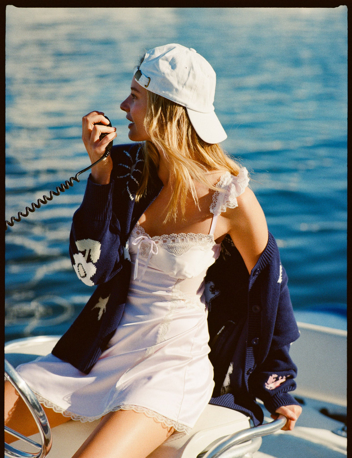 For Love & Lemons Marie Nautical Cardigan