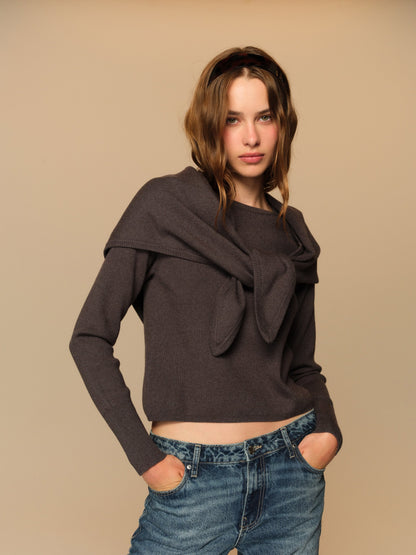 For Love & Lemons Shirley Top with Shawl