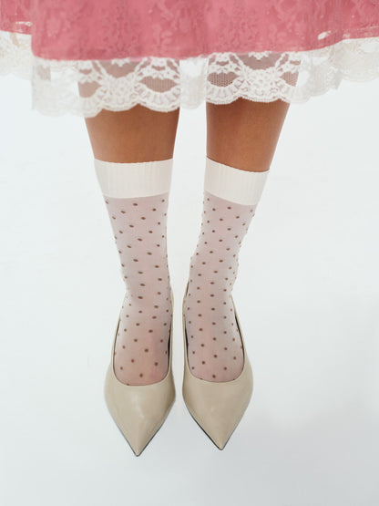 For Love & Lemons Polka Dot Knee Highs