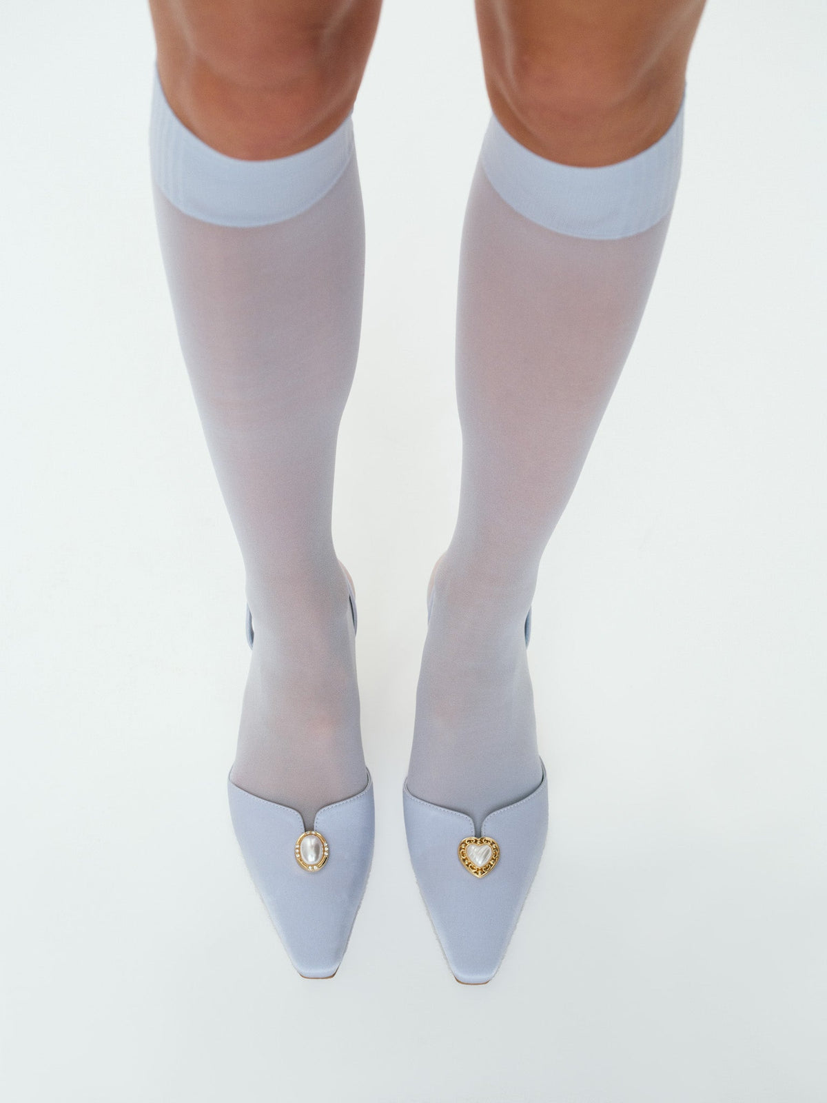 For Love & Lemons Carol Vintage Button Mule