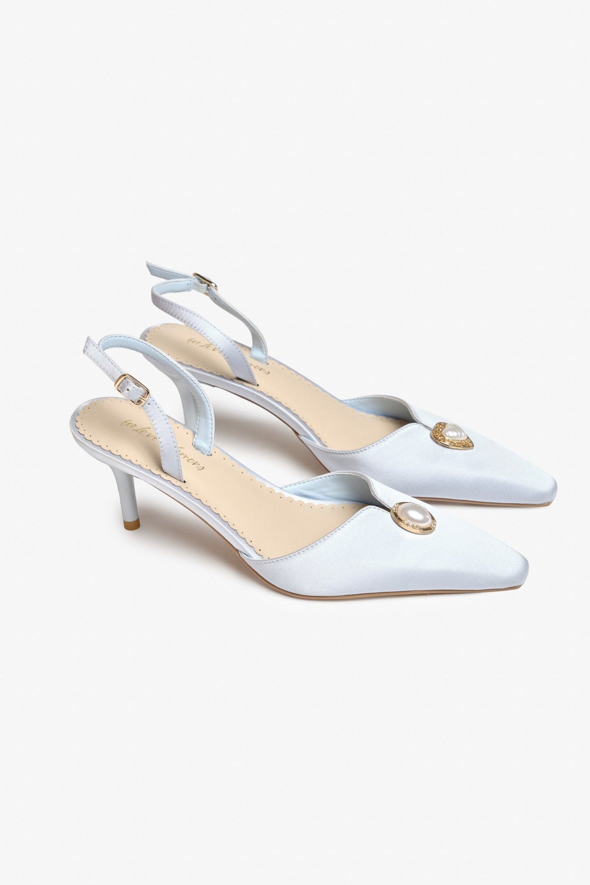 For Love & Lemons Carol Vintage Button Mule