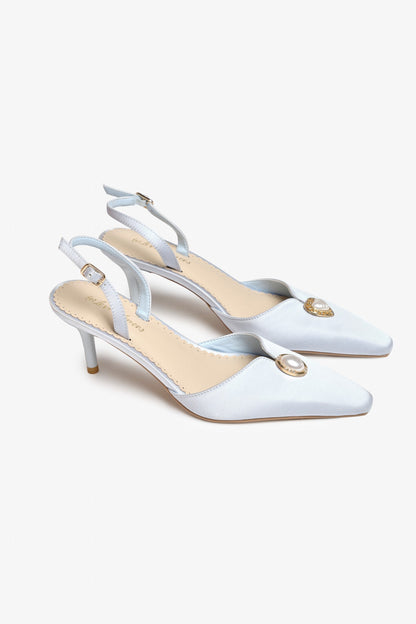 For Love & Lemons Carol Vintage Button Mule