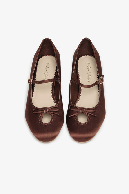 For Love & Lemons Annie Ribbon Cut Out Heel