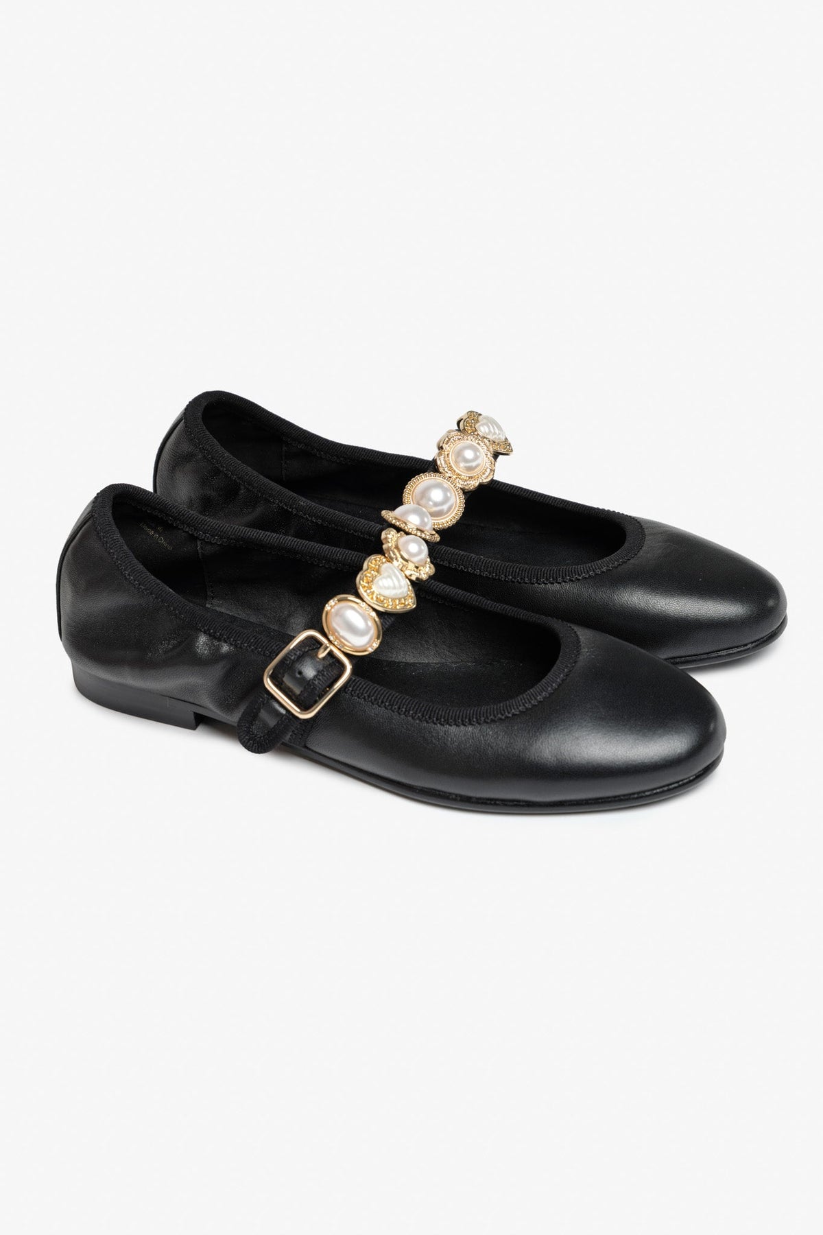 For Love & Lemons Winifred Vintage Button Flat