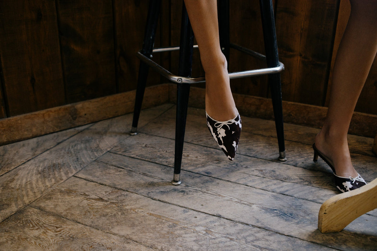 For Love & Lemons Dakota Calf Hair Mule
