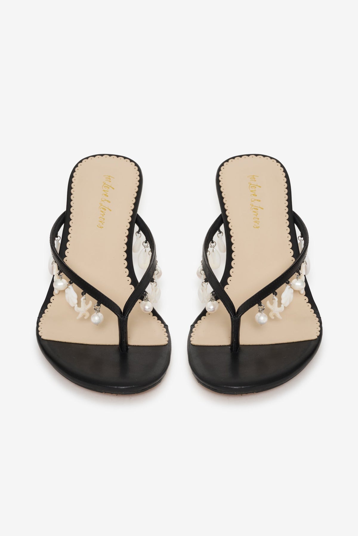 For Love & Lemons Sailor Charm Thong Heel