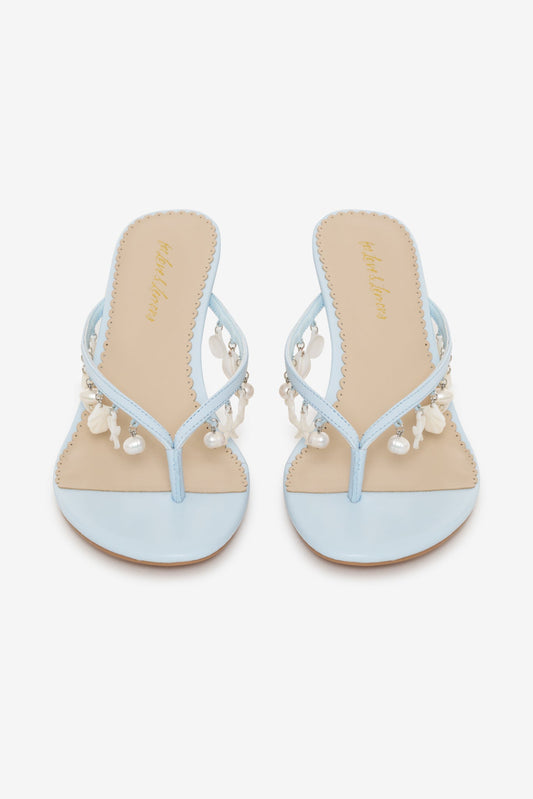 For Love & Lemons Sailor Charm Thong Heel
