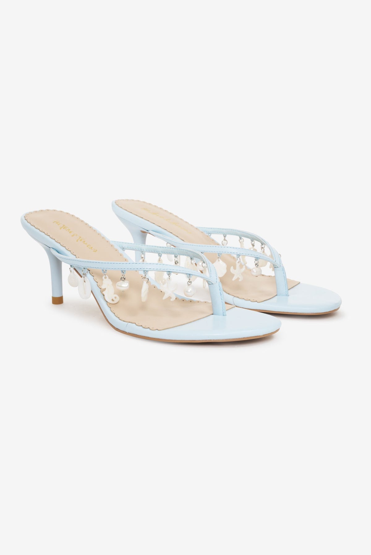 For Love & Lemons Sailor Charm Thong Heel