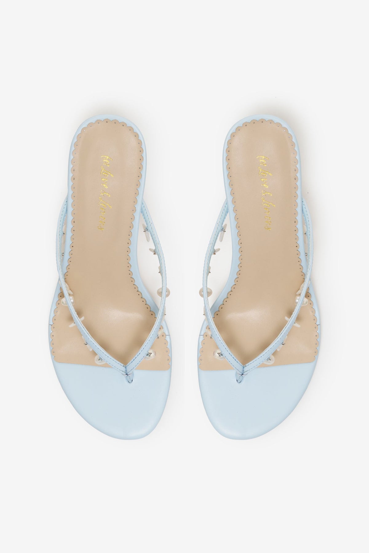 For Love & Lemons Sailor Charm Thong Heel
