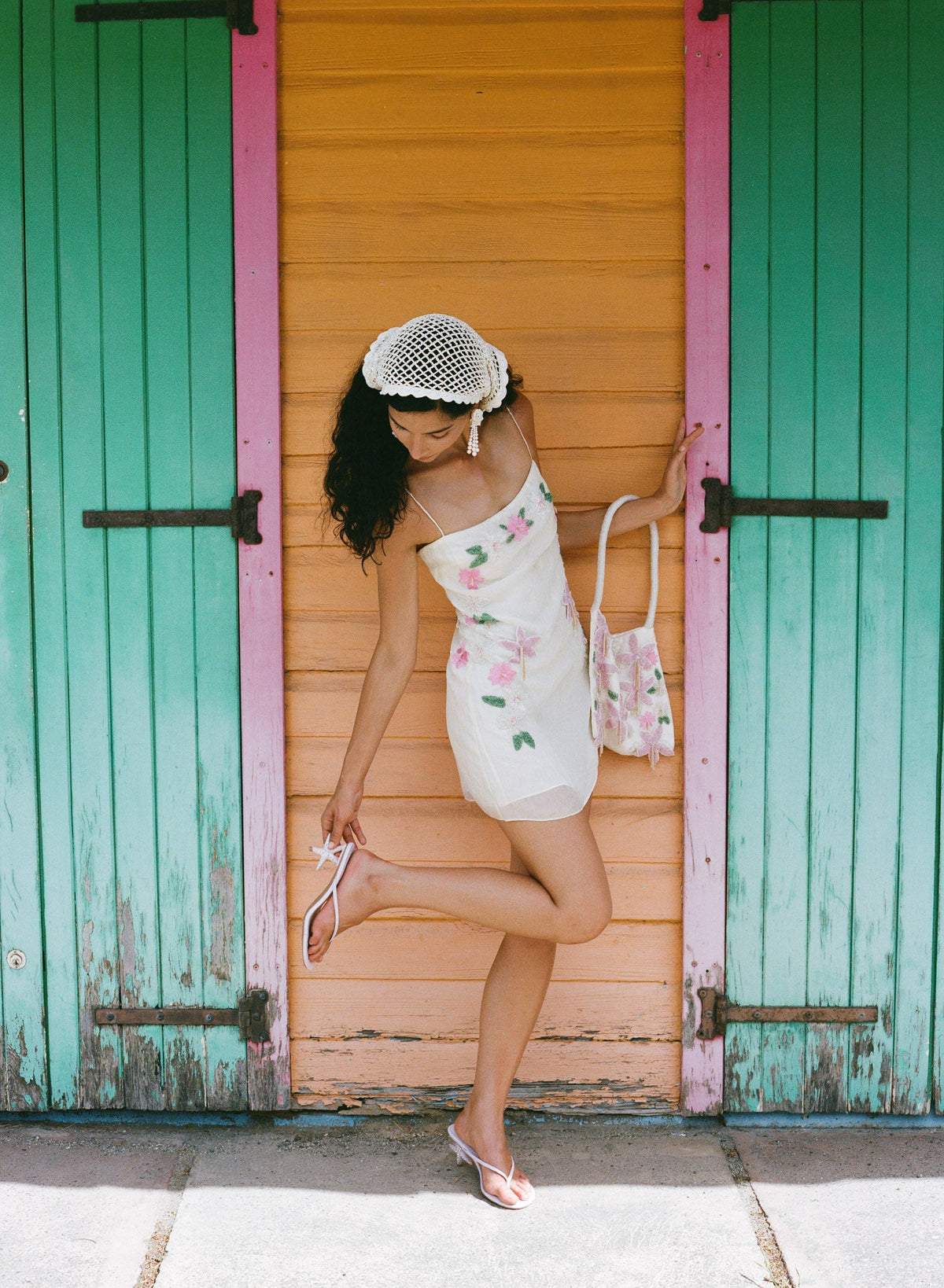 For Love & Lemons Soleil Starfish Thong Heel