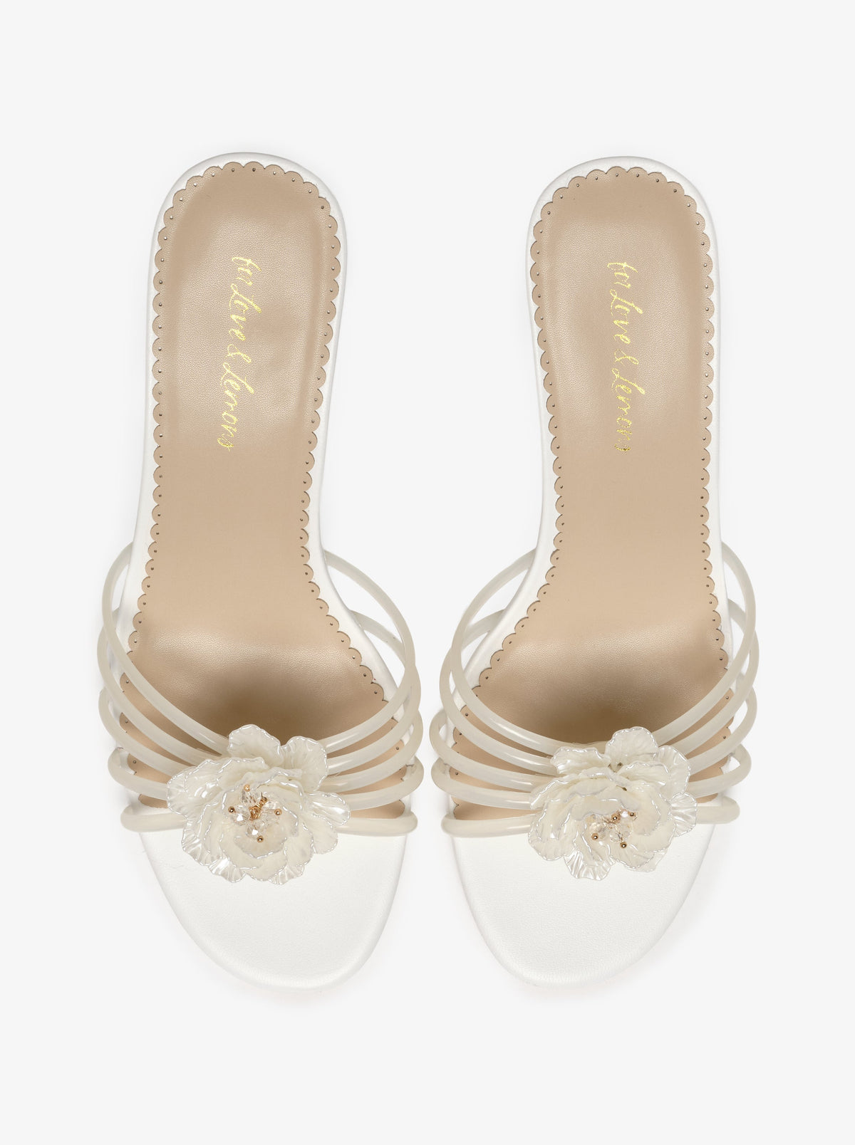 For Love & Lemons Paloma Flower Jelly Heel