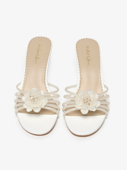 For Love & Lemons Paloma Flower Jelly Heel
