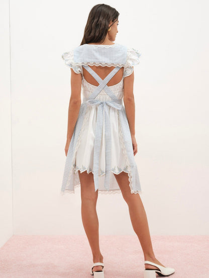 For Love & Lemons Bluebell Gingham Apron
