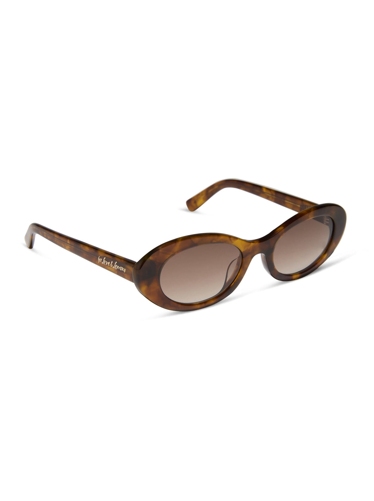 For Love & Lemons Sabrina Oval Sunglasses
