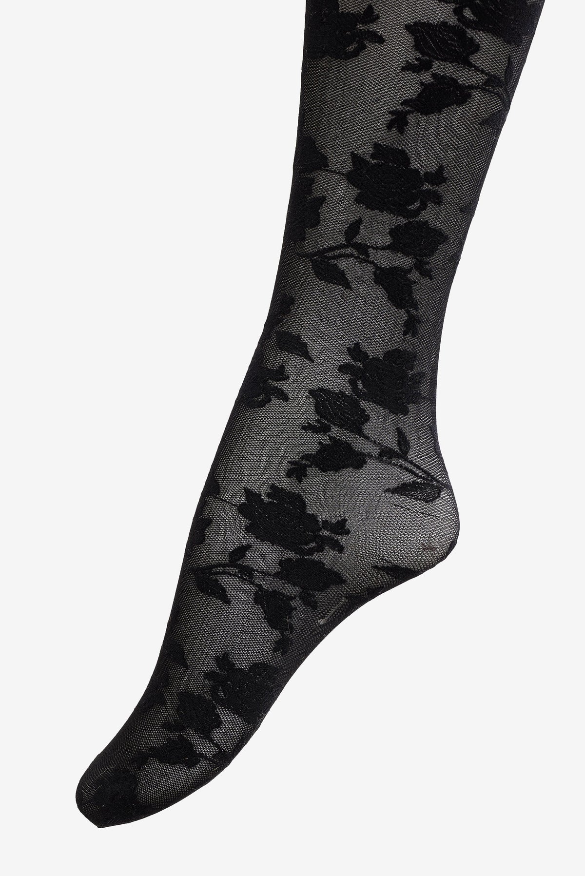 For Love & Lemons Floral Knit Tights