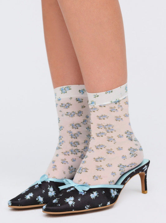 For Love & Lemons Floral Socks