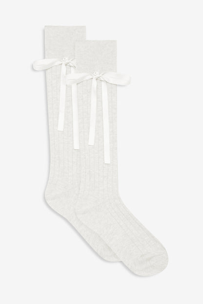 For Love & Lemons Knee-High Bow Socks