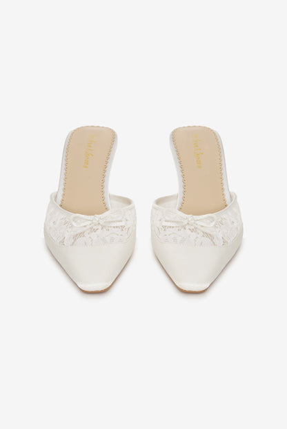 For Love & Lemons Beatrice Lace Mule