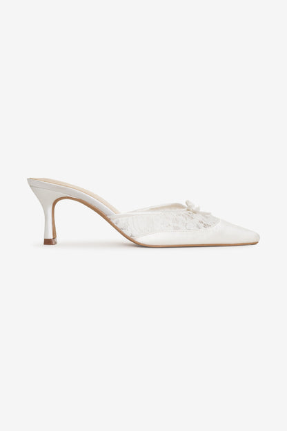 For Love & Lemons Beatrice Lace Mule