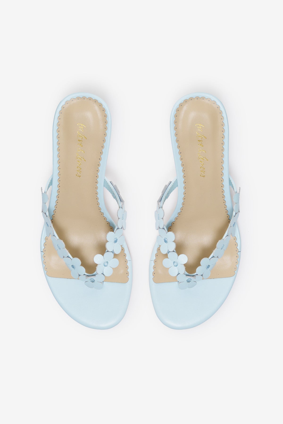 For Love & Lemons Gia Floral Heel