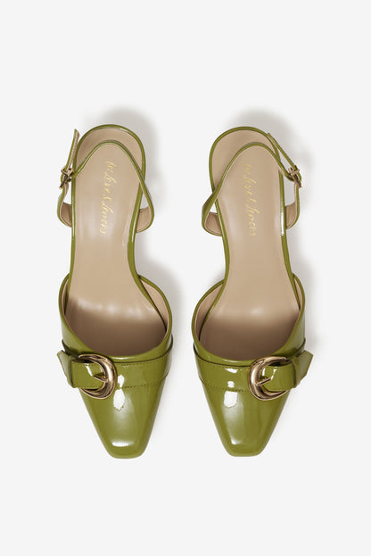 For Love & Lemons Marion Buckle Heel