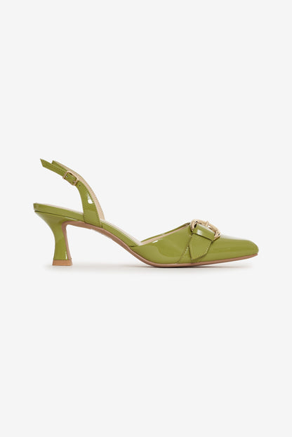 For Love & Lemons Marion Buckle Heel
