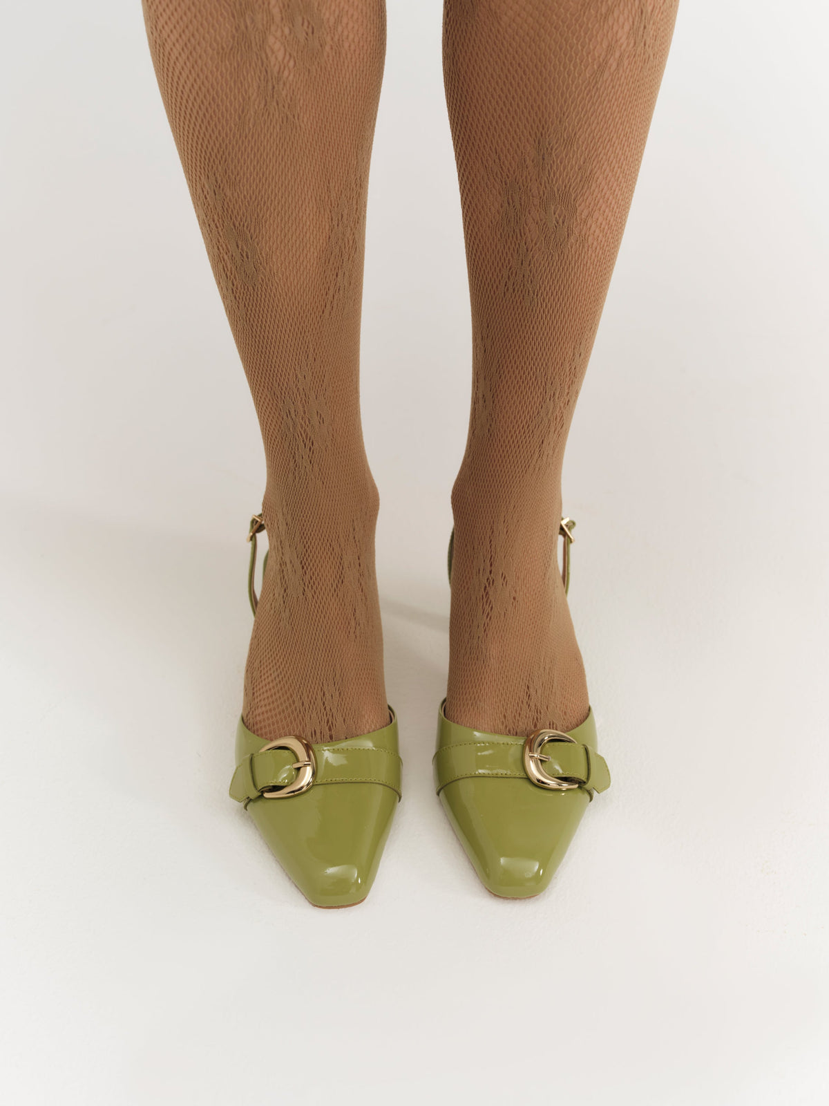 For Love & Lemons Marion Buckle Heel