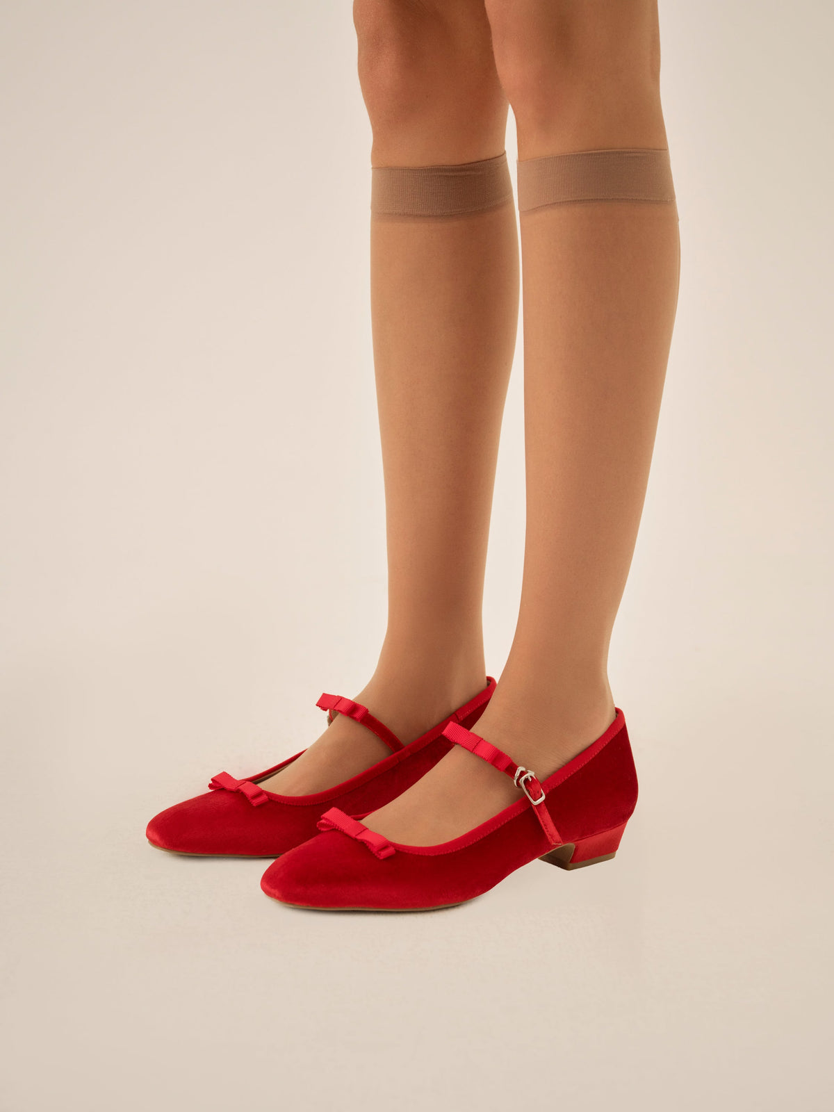 For Love & Lemons Lucia Velvet Mary Jane