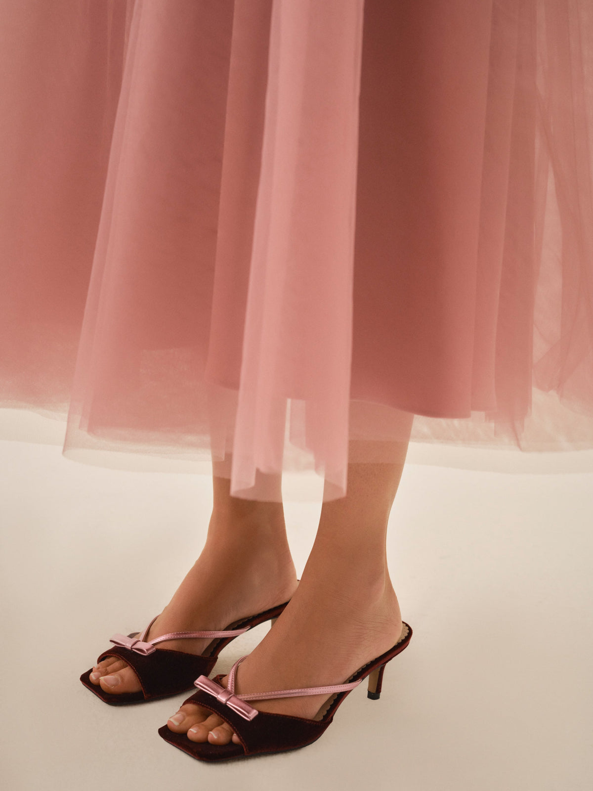 For Love & Lemons Grace Mule Heel