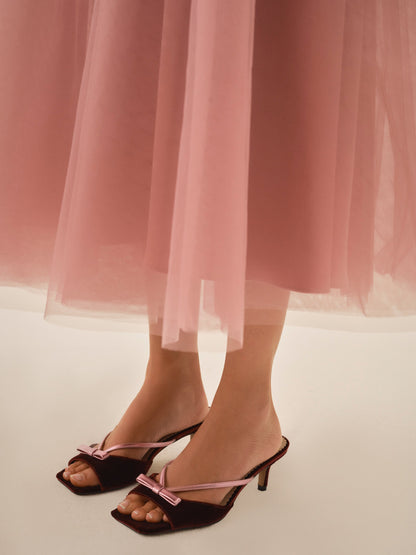 For Love & Lemons Grace Mule Heel