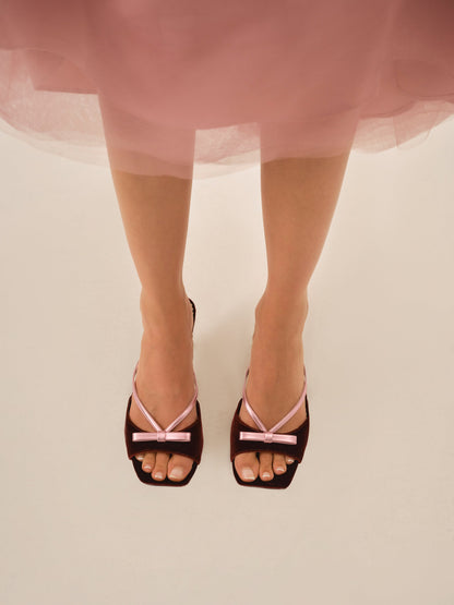 For Love & Lemons Grace Mule Heel