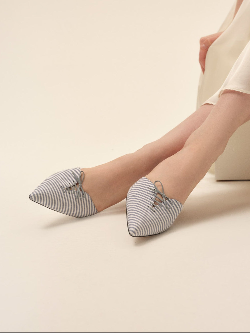 For Love & Lemons Amy Linen Mule