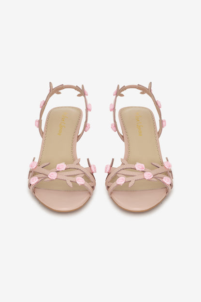 For Love & Lemons Rosalie Vine Slingback Heel
