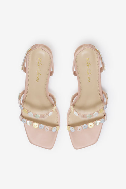 For Love & Lemons Cleo Button Heel