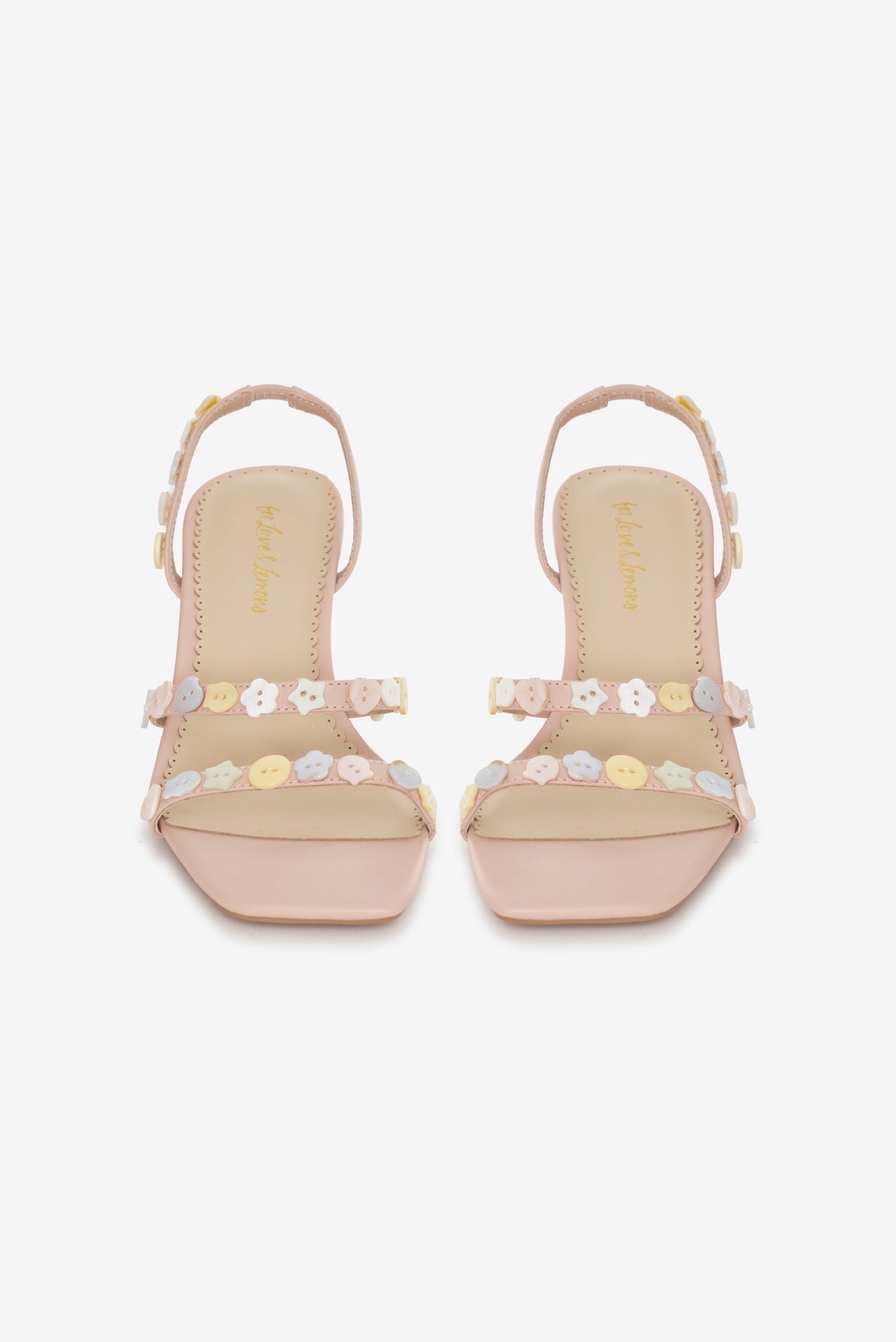 For Love & Lemons Cleo Button Heel